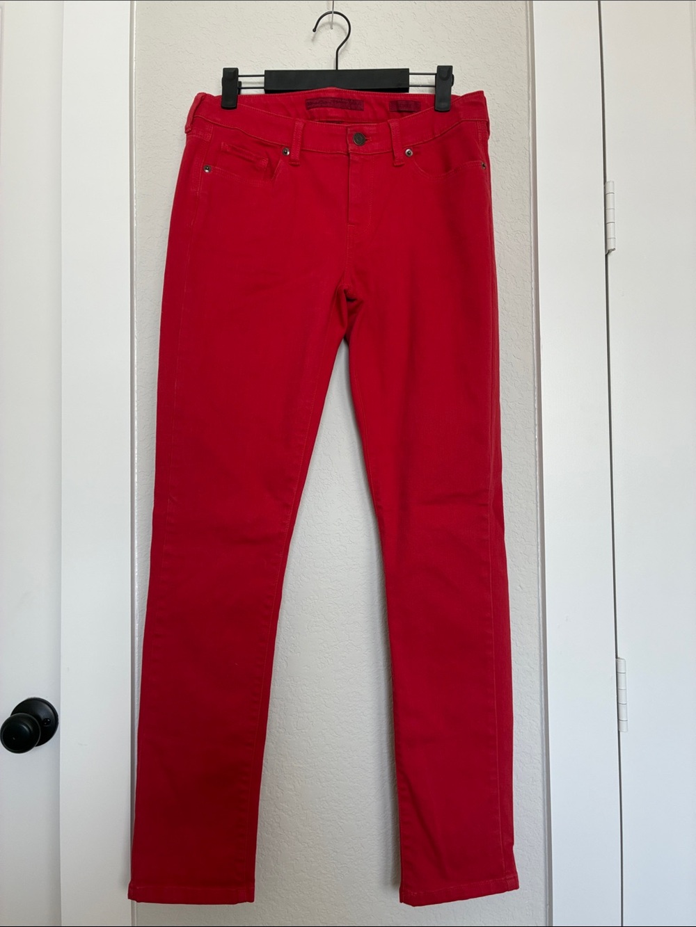 Women’s Red Slim Fit Jeans